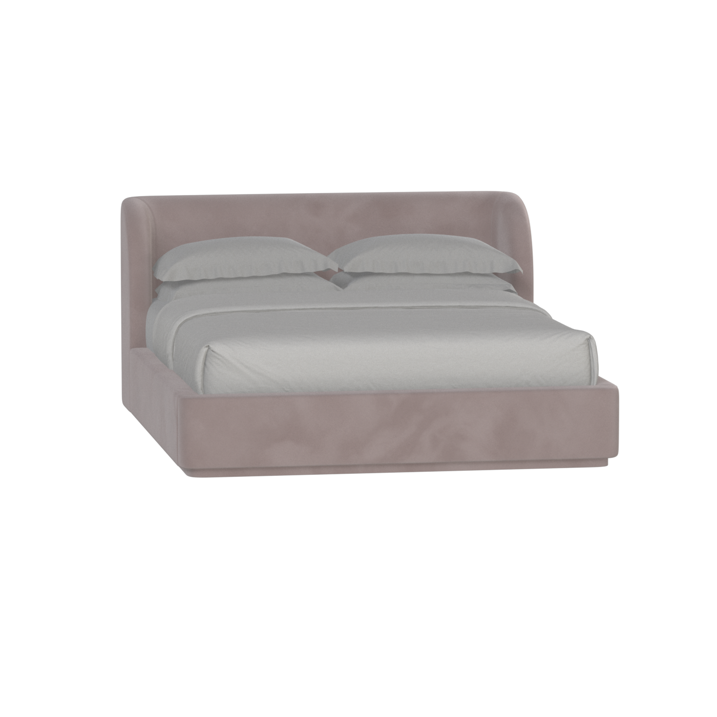 Giacomo Double Bed with Wide Panelled Headboard