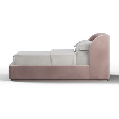 Giacomo Double Bed with Wide Panelled Headboard