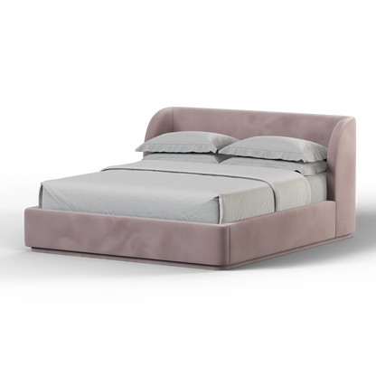 Giacomo Double Bed with Wide Panelled Headboard