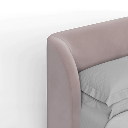 Giacomo Double Bed with Wide Panelled Headboard