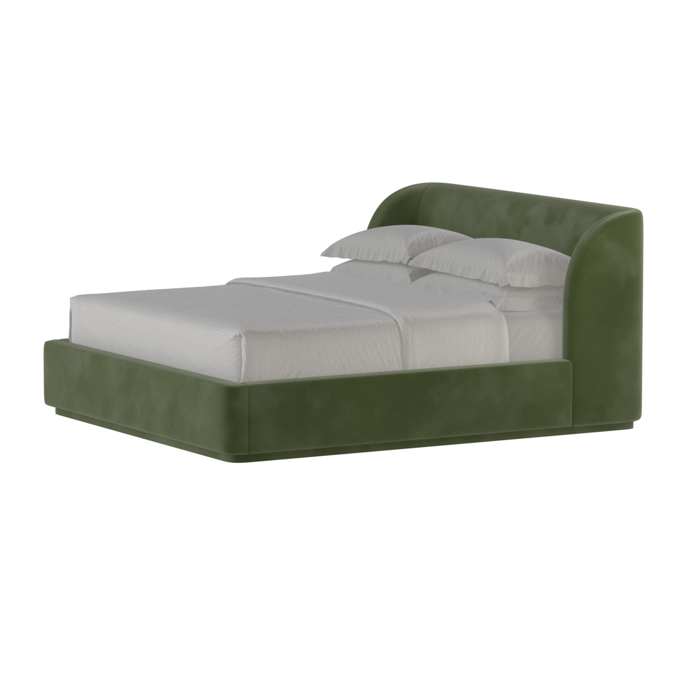 Giacomo Double Bed with Wide Panelled Headboard