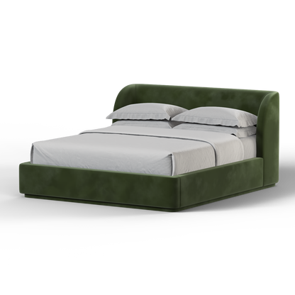 Giacomo Double Bed with Wide Panelled Headboard