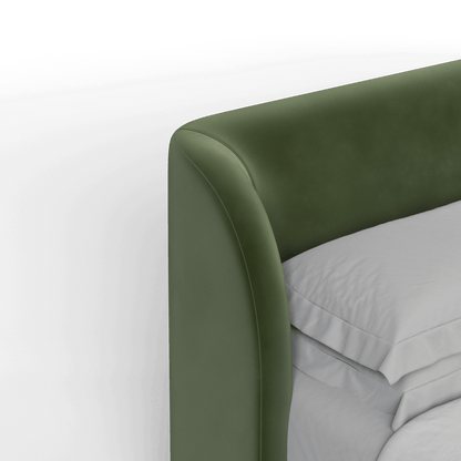 Giacomo Double Bed with Wide Panelled Headboard