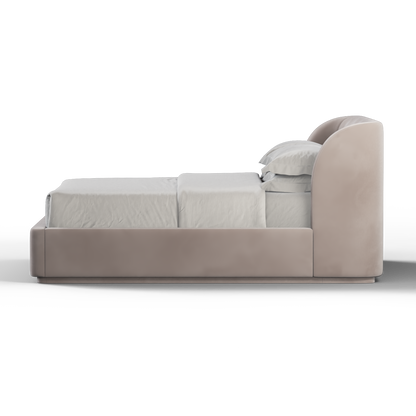 Giacomo Double Bed with Wide Panelled Headboard