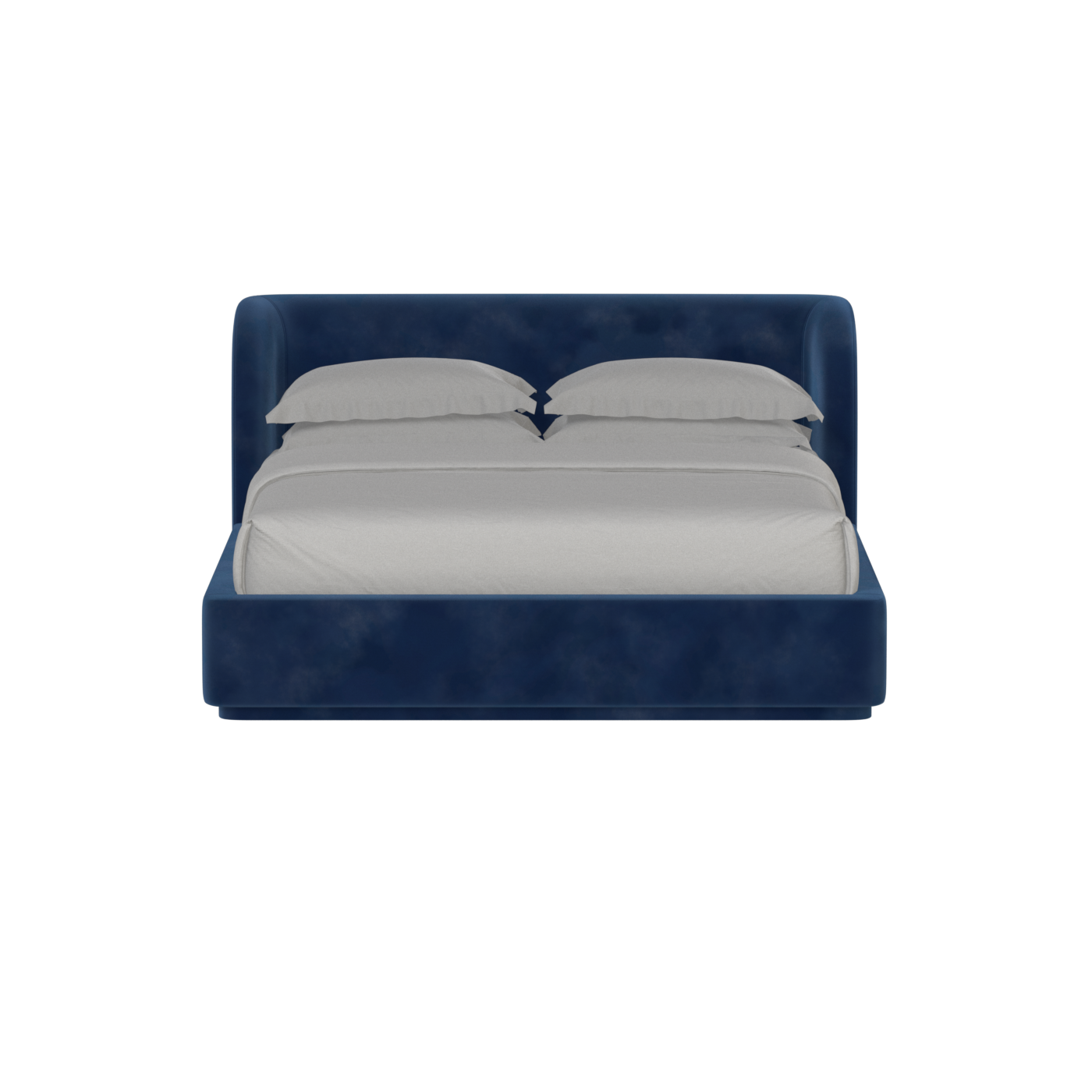 Giacomo Double Bed with Wide Panelled Headboard