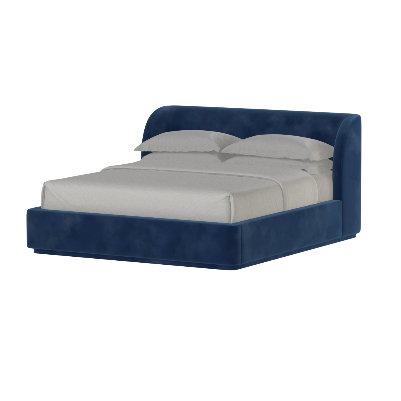 Giacomo Double Bed with Wide Panelled Headboard