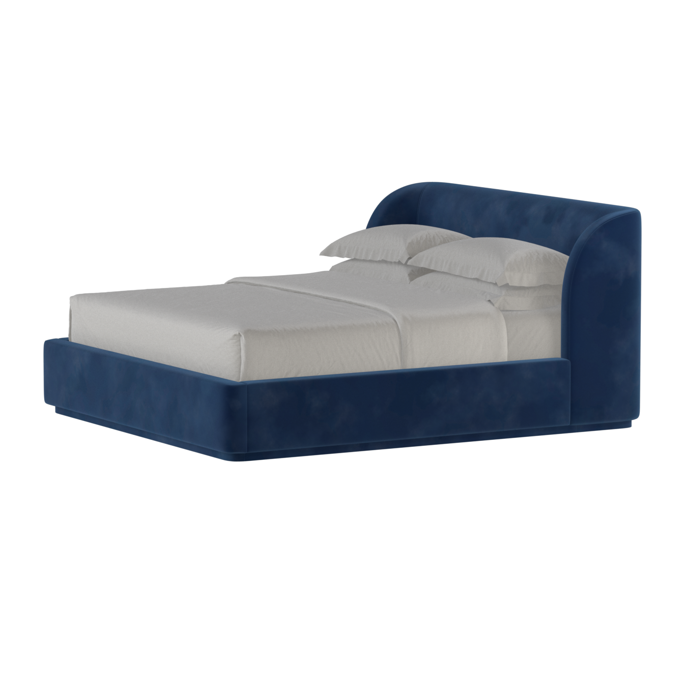 Giacomo Double Bed with Wide Panelled Headboard