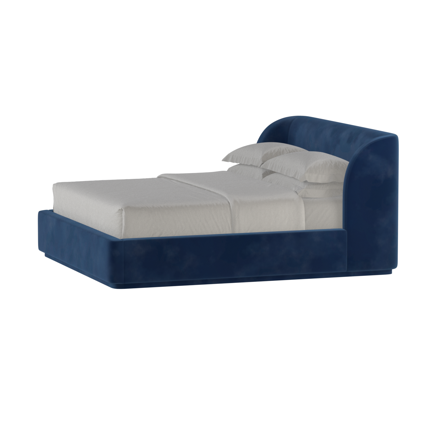 Giacomo Double Bed with Wide Panelled Headboard