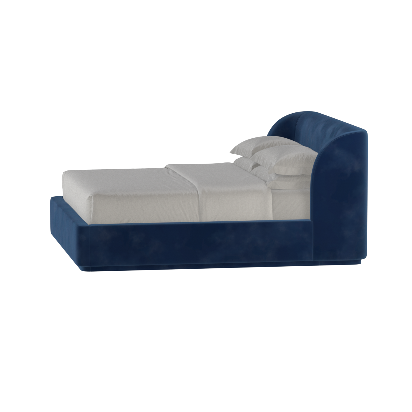 Giacomo Double Bed with Wide Panelled Headboard