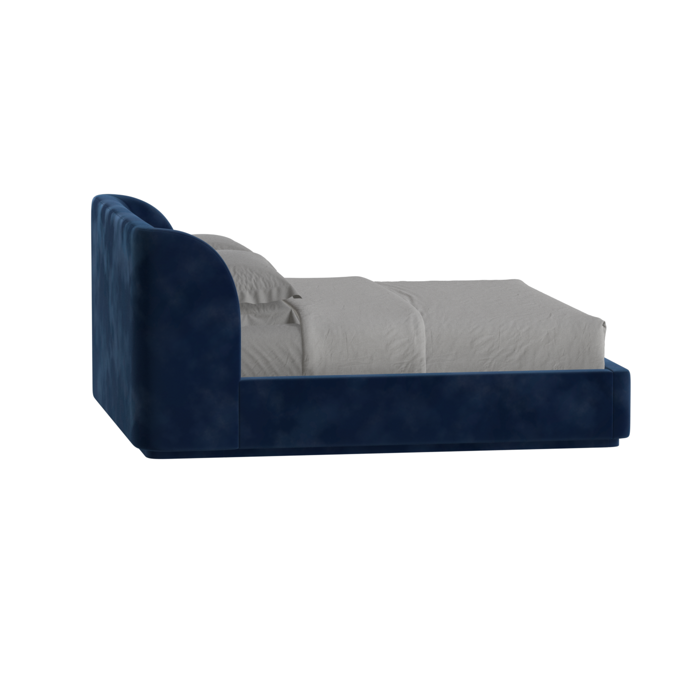 Giacomo Double Bed with Wide Panelled Headboard