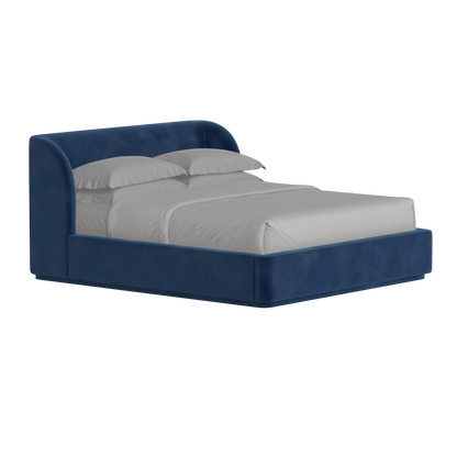 Giacomo Double Bed with Wide Panelled Headboard