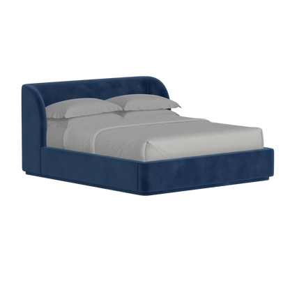 Giacomo Double Bed with Wide Panelled Headboard