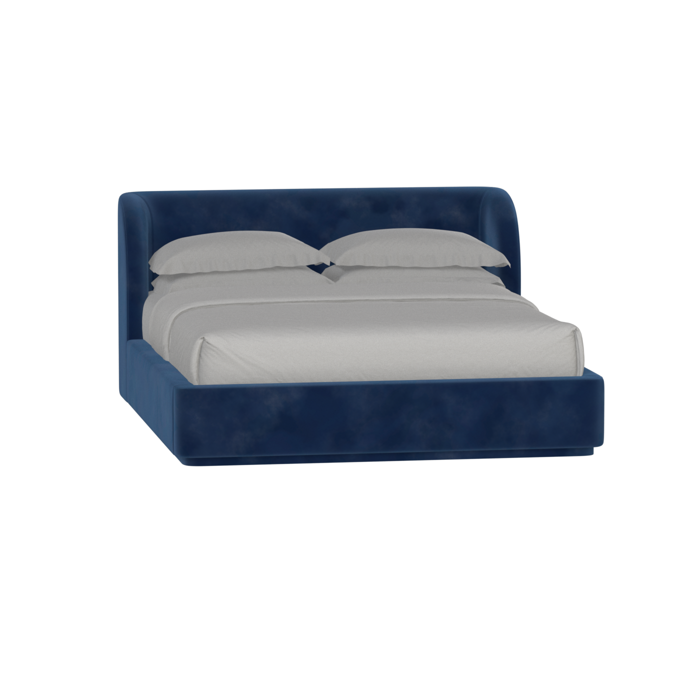 Giacomo Double Bed with Wide Panelled Headboard