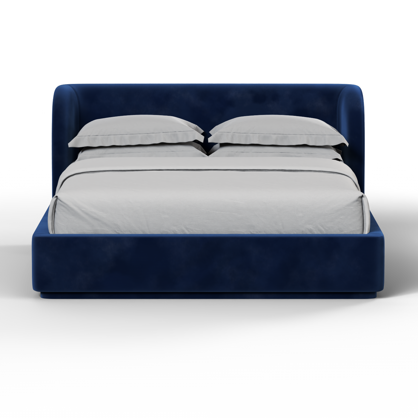 Giacomo Double Bed with Wide Panelled Headboard