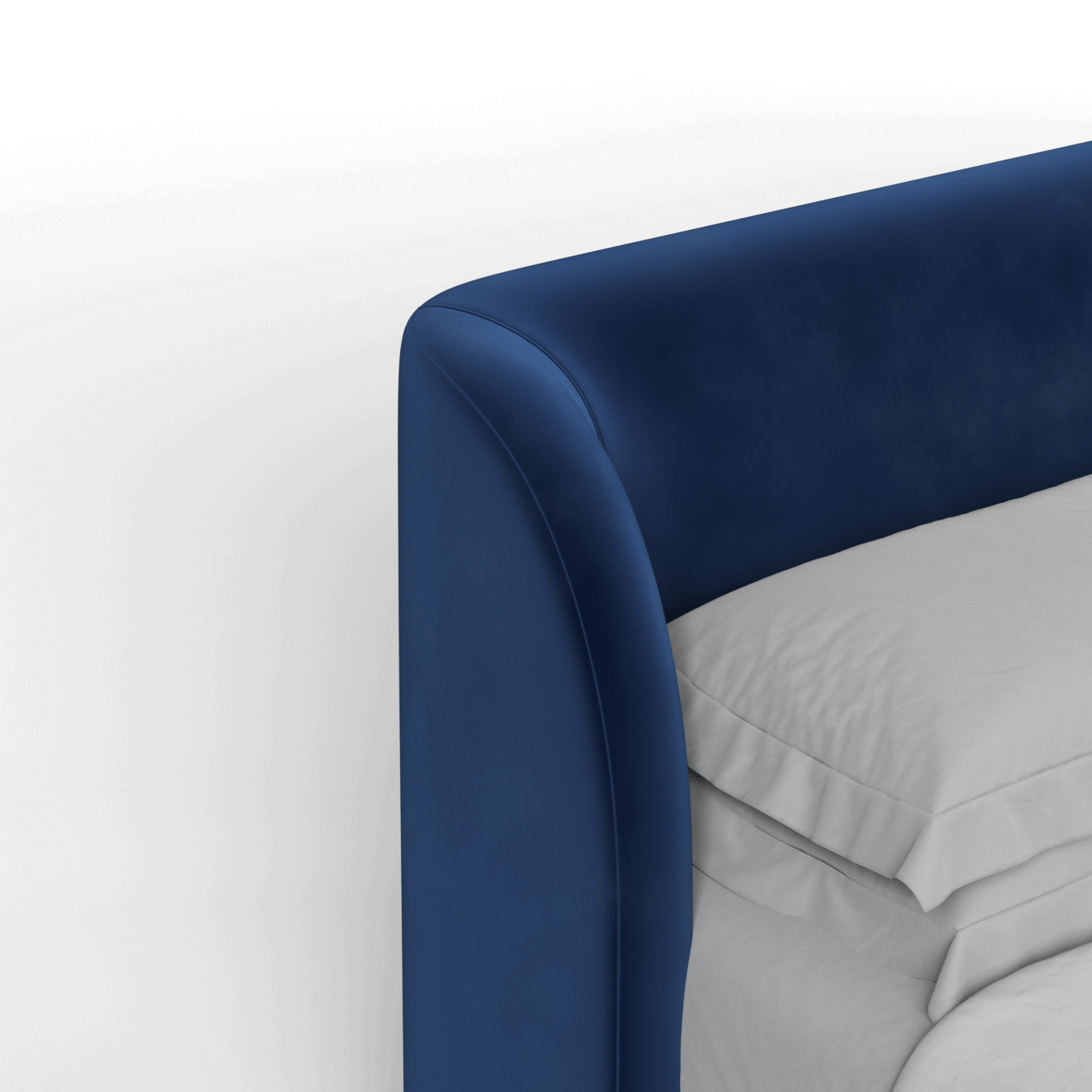 Giacomo Double Bed with Wide Panelled Headboard
