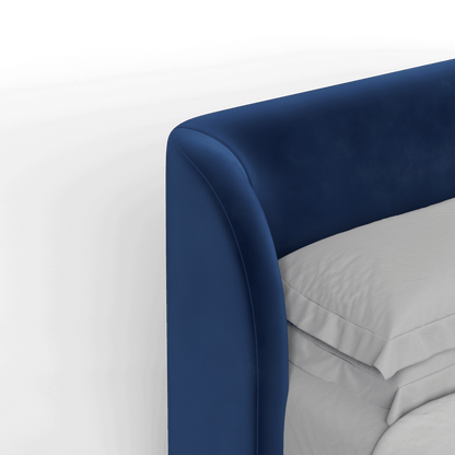 Giacomo Double Bed with Wide Panelled Headboard