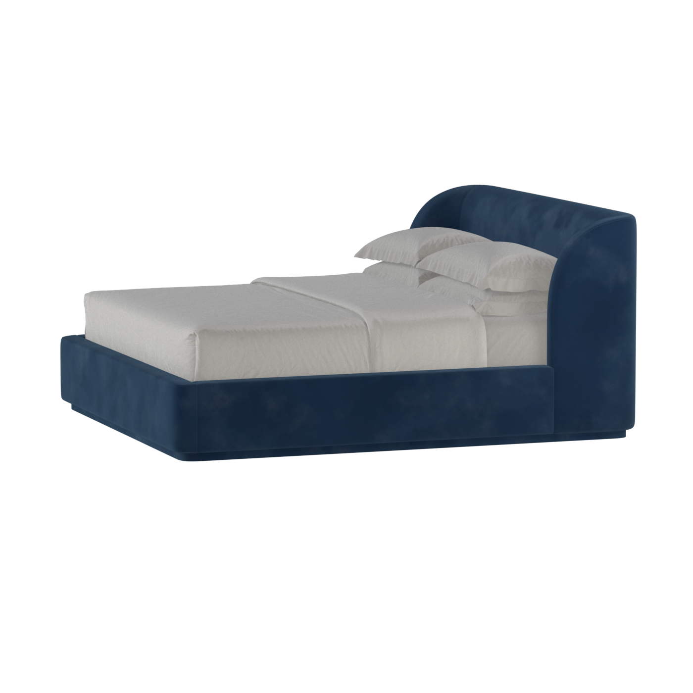 Giacomo Double Bed with Wide Panelled Headboard