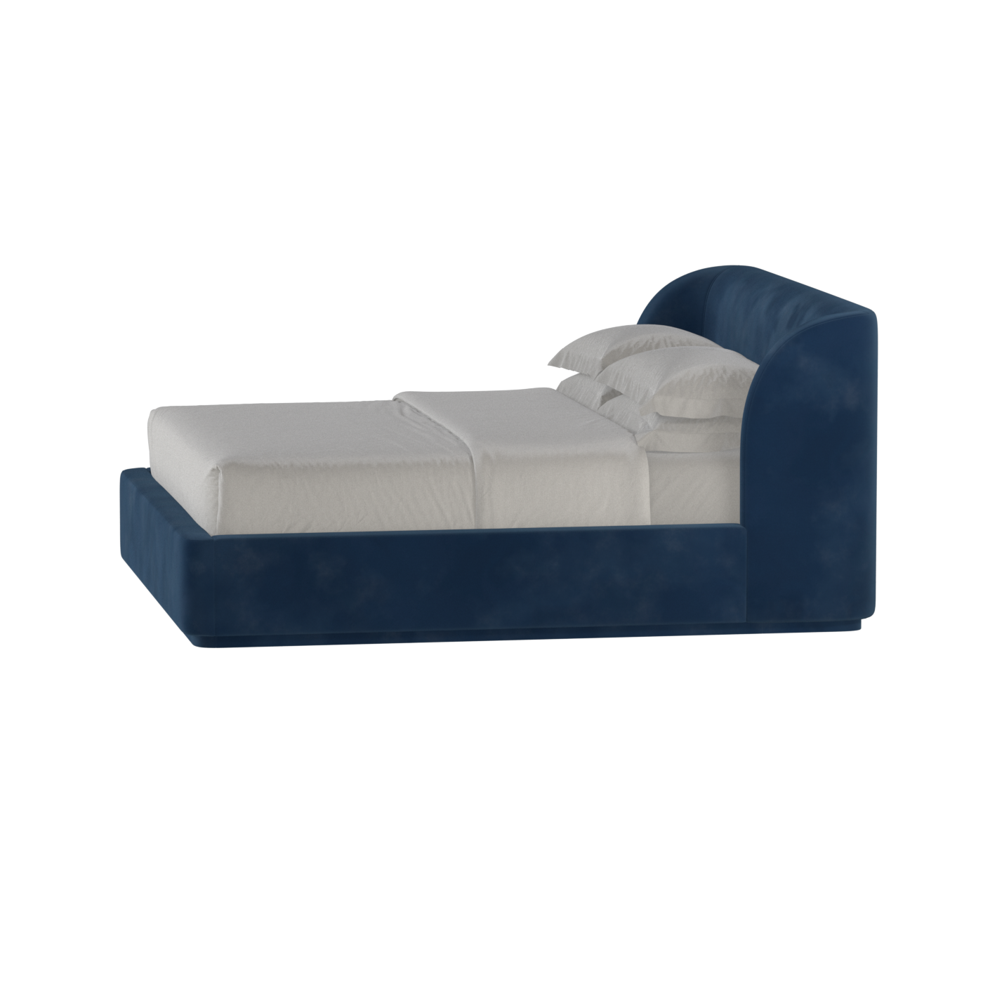 Giacomo Double Bed with Wide Panelled Headboard