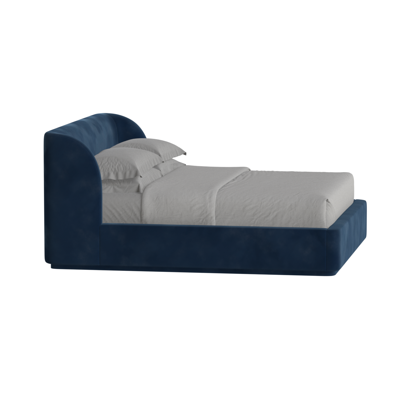 Giacomo Double Bed with Wide Panelled Headboard