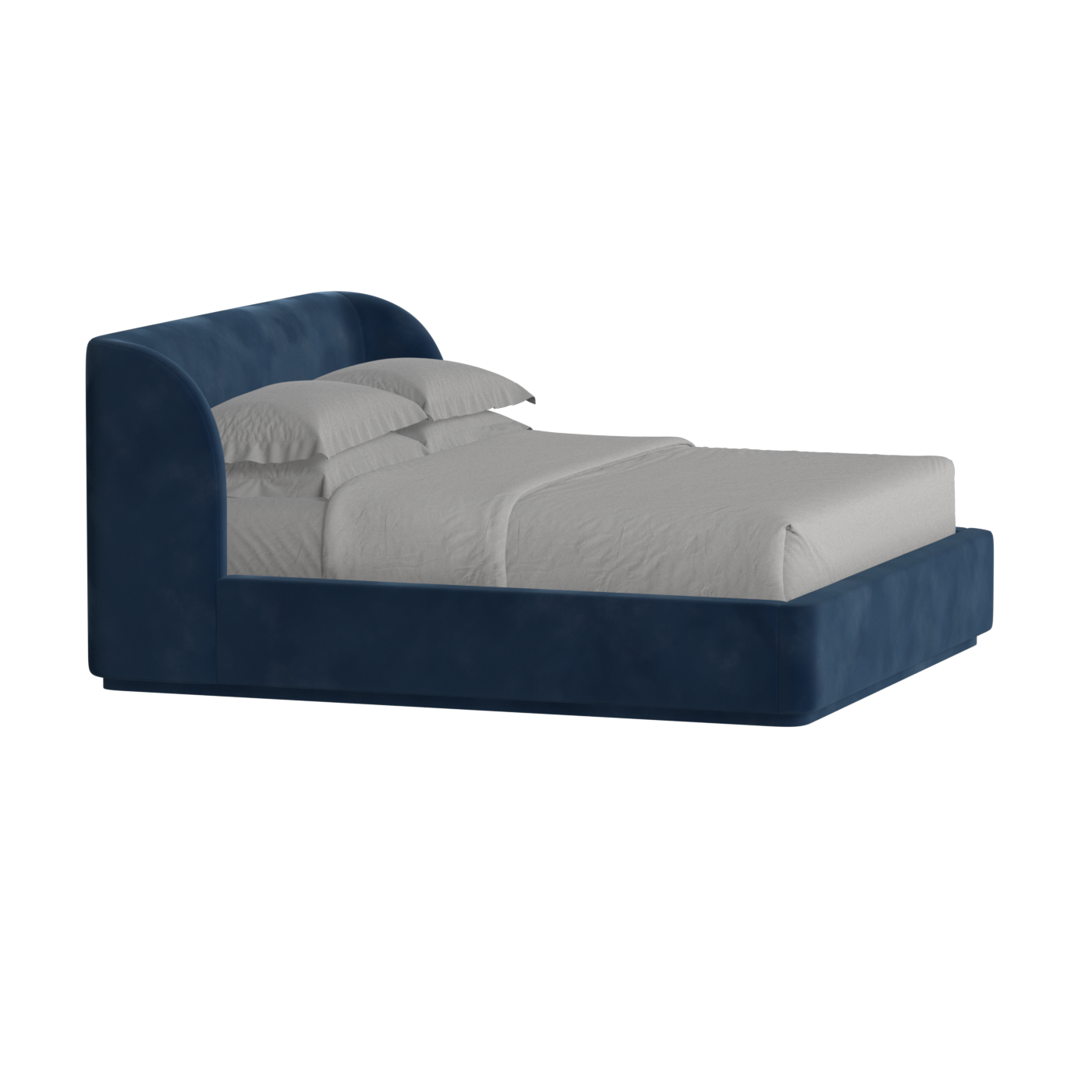 Giacomo Double Bed with Wide Panelled Headboard