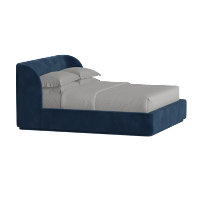 Giacomo Double Bed with Wide Panelled Headboard
