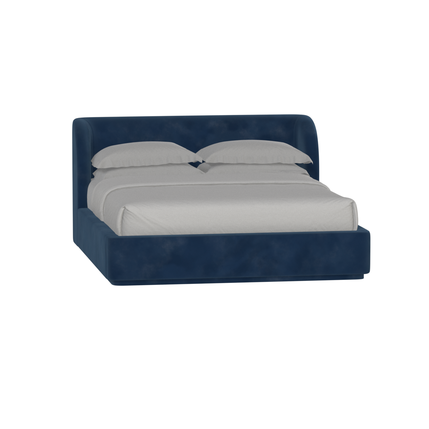 Giacomo Double Bed with Wide Panelled Headboard