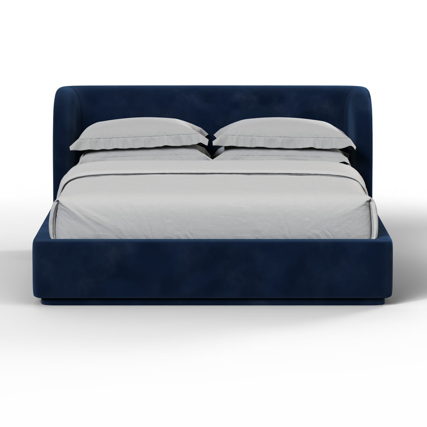 Giacomo Double Bed with Wide Panelled Headboard