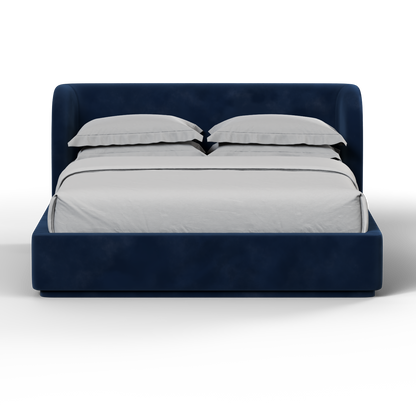 Giacomo Double Bed with Wide Panelled Headboard