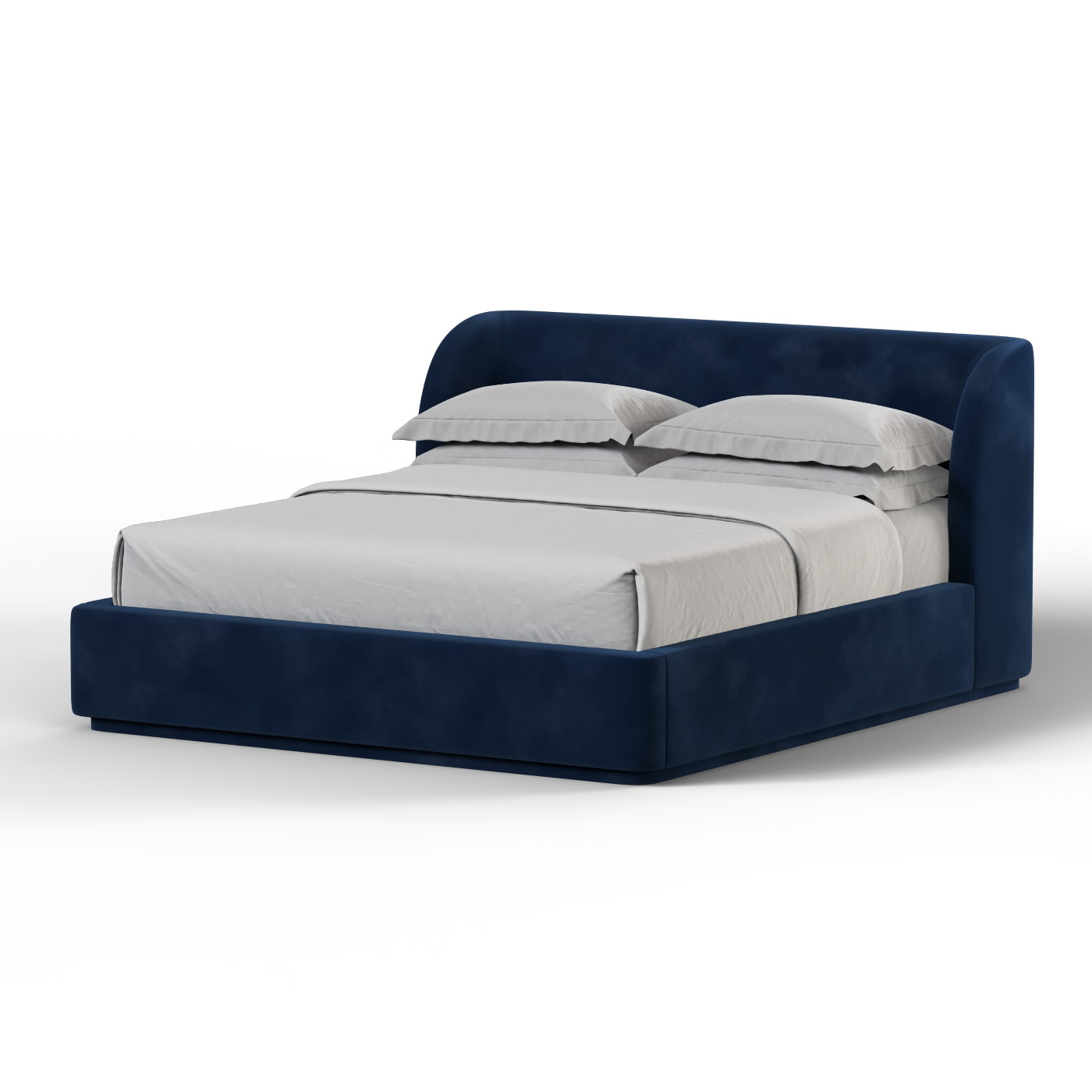 Giacomo Double Bed with Wide Panelled Headboard