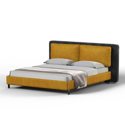 Giovanna Double Bed with Elegant Headboard