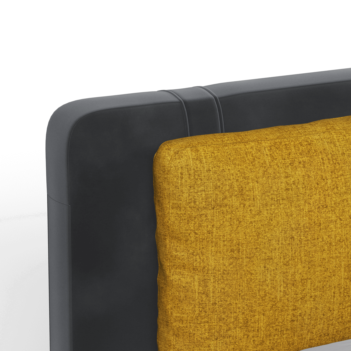 Giovanna Double Bed with Elegant Headboard