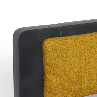 Giovanna Double Bed with Elegant Headboard