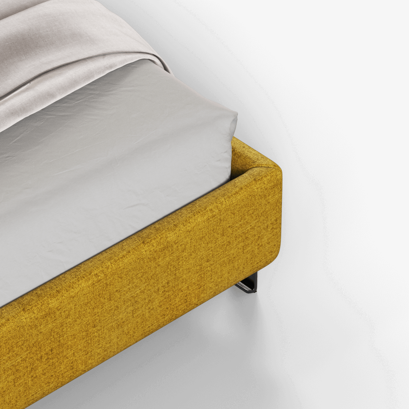 Giovanna Double Bed with Elegant Headboard