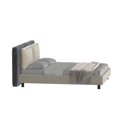 Giovanna Double Bed with Elegant Headboard