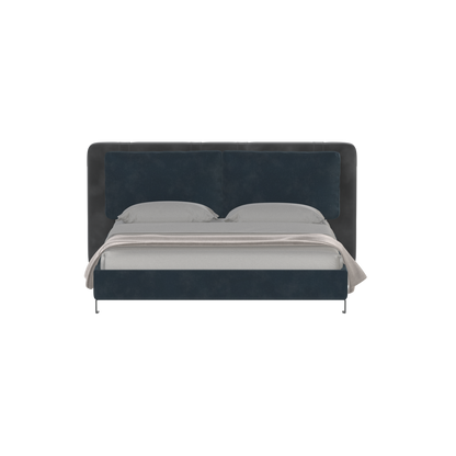 Giovanna Double Bed with Elegant Headboard