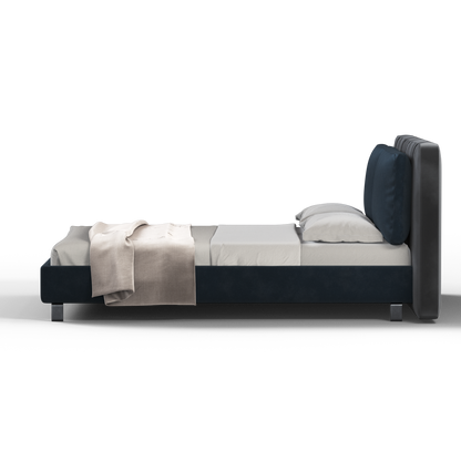 Giovanna Double Bed with Elegant Headboard
