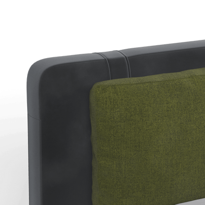 Giovanna Double Bed with Elegant Headboard