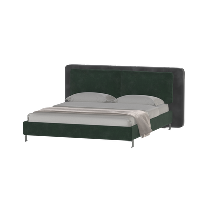 Giovanna Double Bed with Elegant Headboard