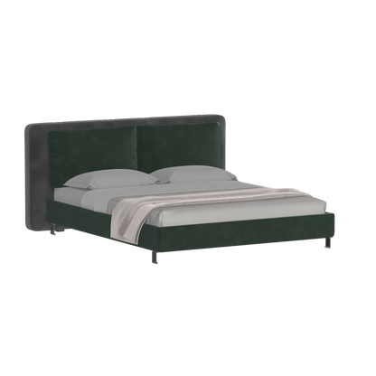 Giovanna Double Bed with Elegant Headboard