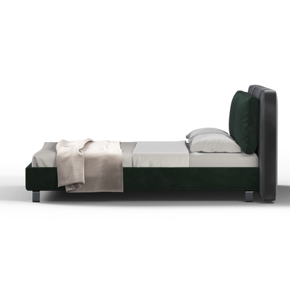 Giovanna Double Bed with Elegant Headboard