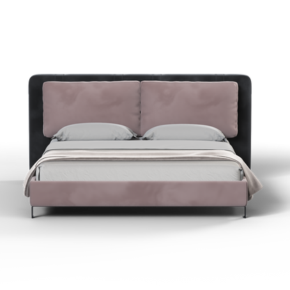 Giovanna Double Bed with Elegant Headboard