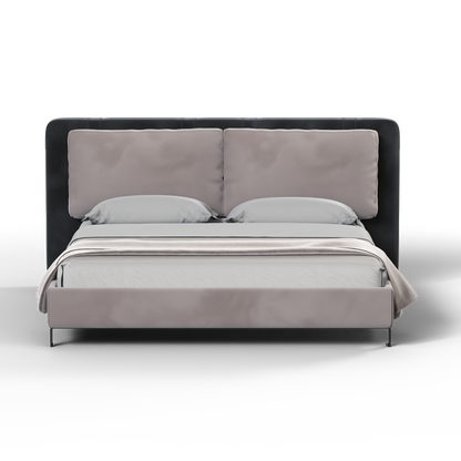 Giovanna Double Bed with Elegant Headboard
