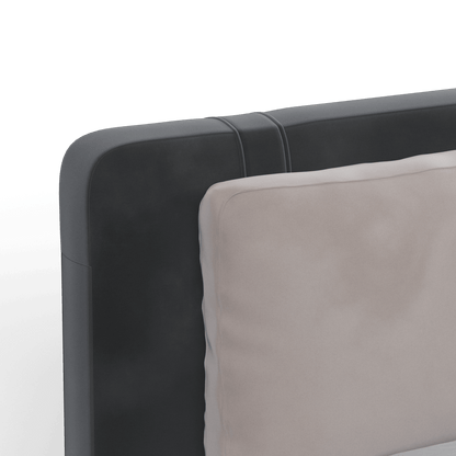 Giovanna Double Bed with Elegant Headboard