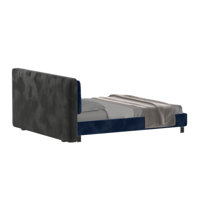 Giovanna Double Bed with Elegant Headboard