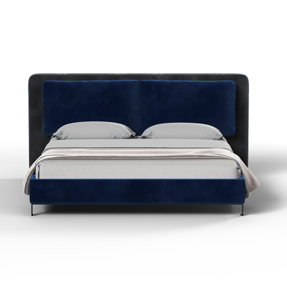 Giovanna Double Bed with Elegant Headboard