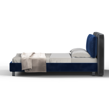 Giovanna Double Bed with Elegant Headboard