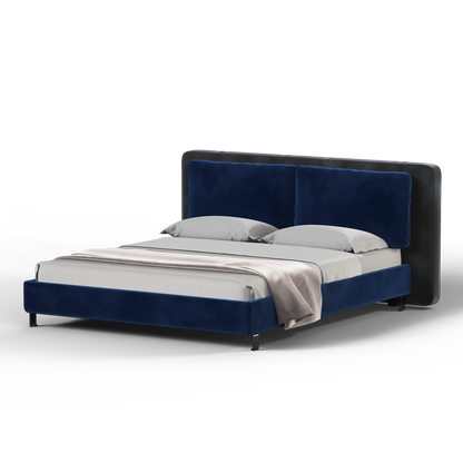 Giovanna Double Bed with Elegant Headboard