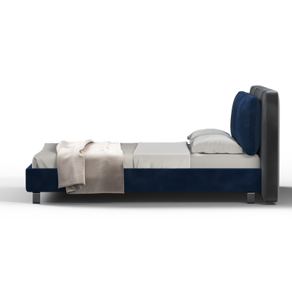 Giovanna Double Bed with Elegant Headboard