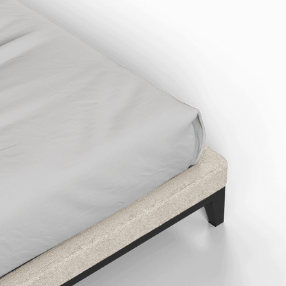 Infinity Upholstered Double Bed with Elegant Headboard