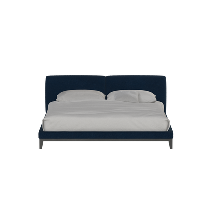 Infinity Upholstered Double Bed with Elegant Headboard